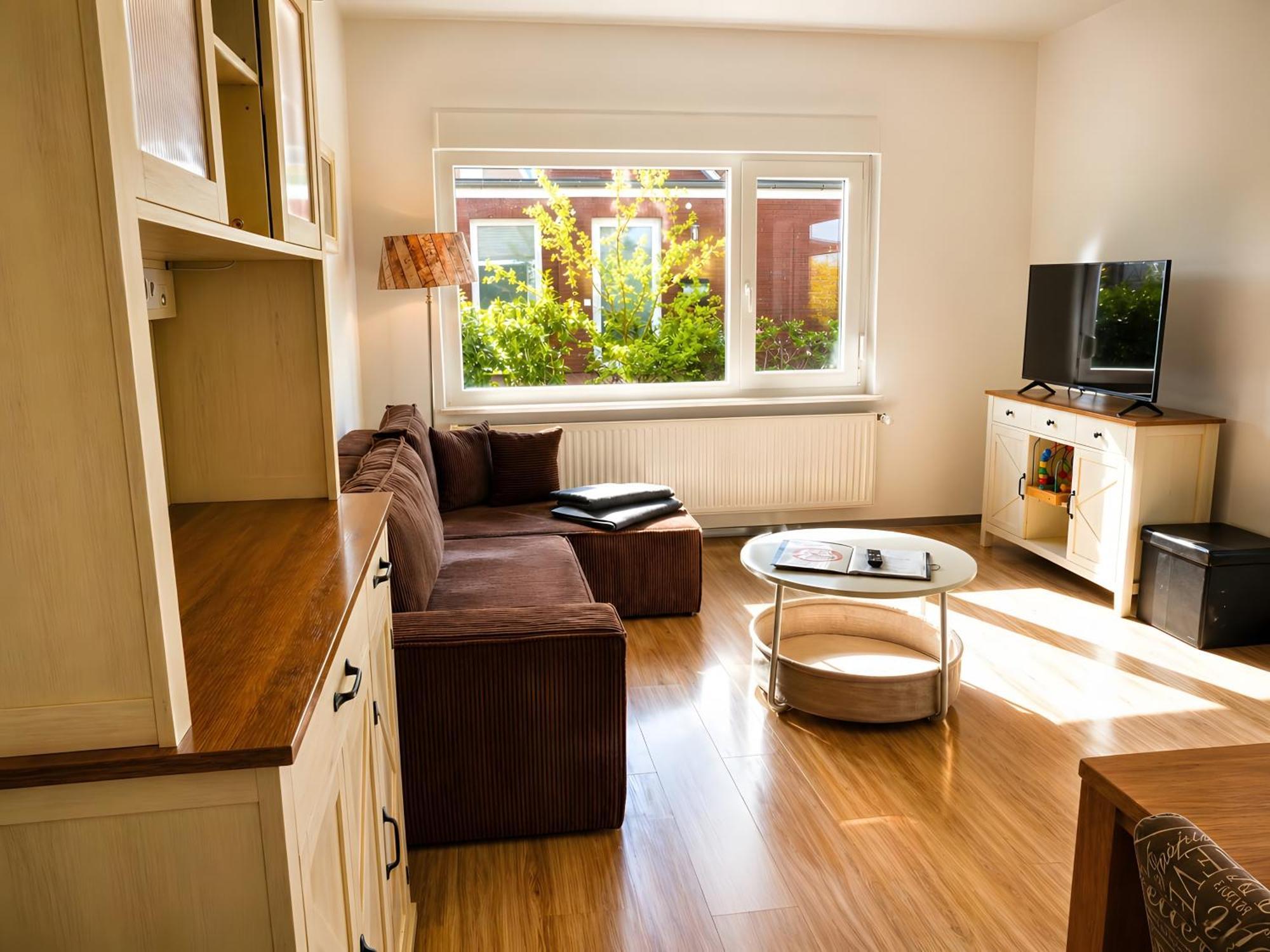 Deluxe-Apartment mit 2 Schlafzimmern und Gartenblick